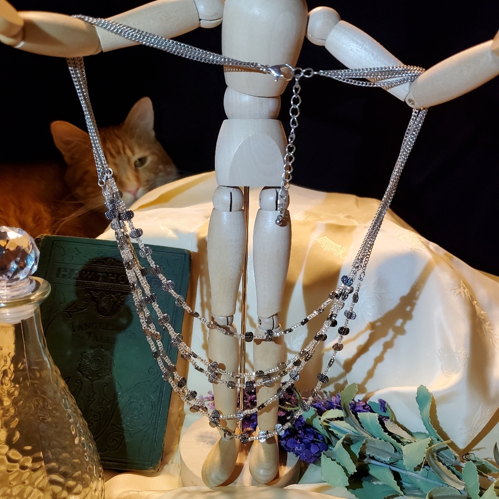 Multi Strand Beaded Necklace